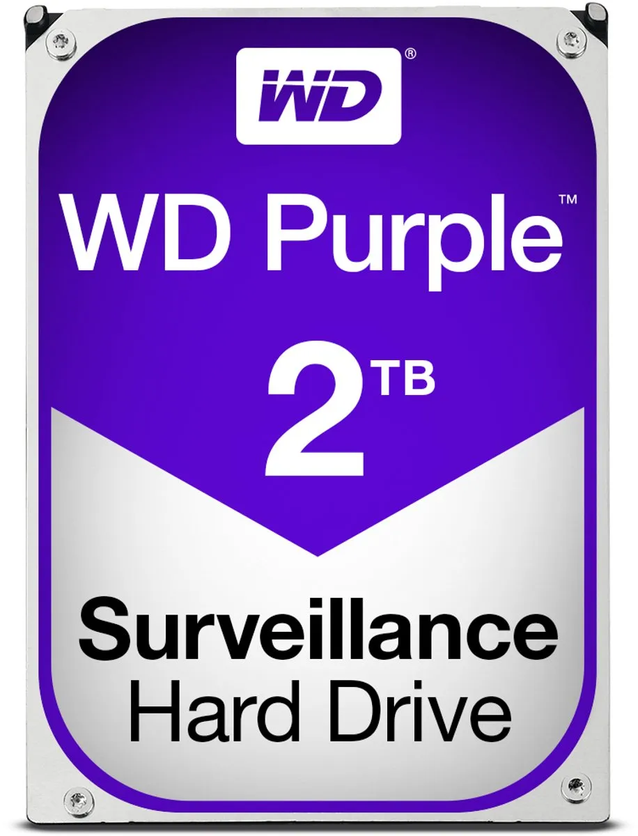 Western Digital Purple WD20PURX Interne Harde Schijf 2TB