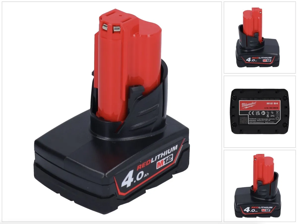 Milwaukee M12 B4 Li-Ion Accu 12V 4.0Ah