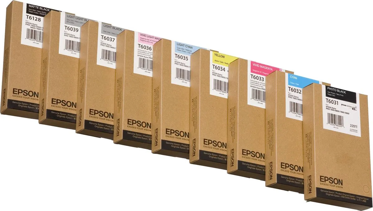 Epson C13T603400 Inktpatroon Geel - 220ml