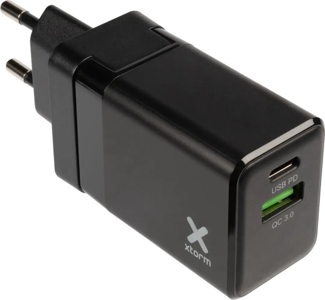 Xtorm AXA022U Reisstekker Power Delivery 20W - Zwart