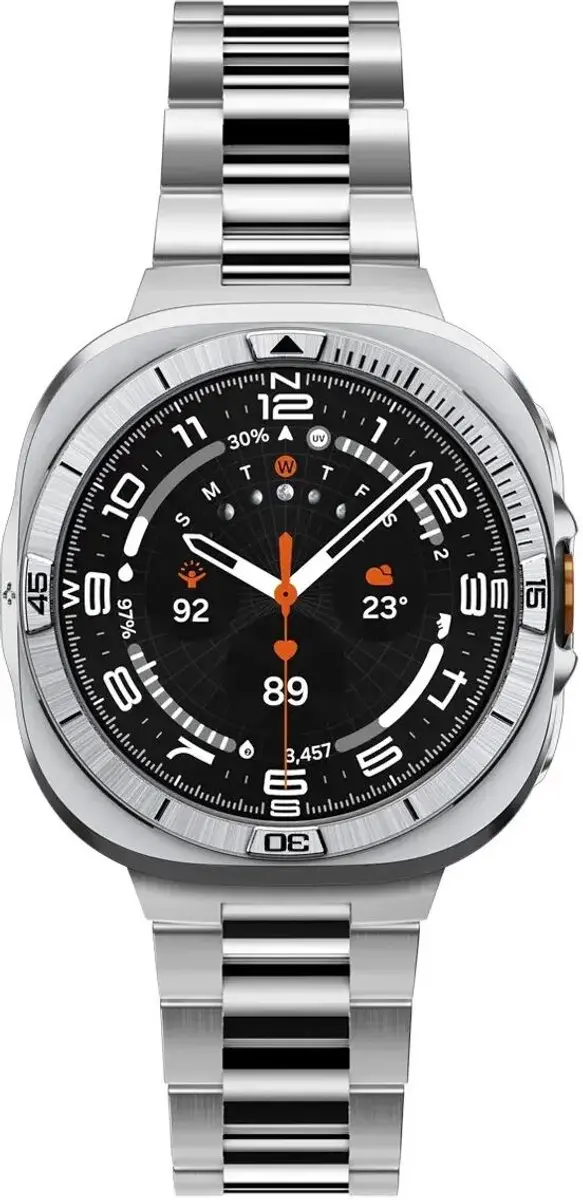 Spigen Bezel Tune Pro Hoesje - Samsung Galaxy Watch Ultra 2 - Zilver