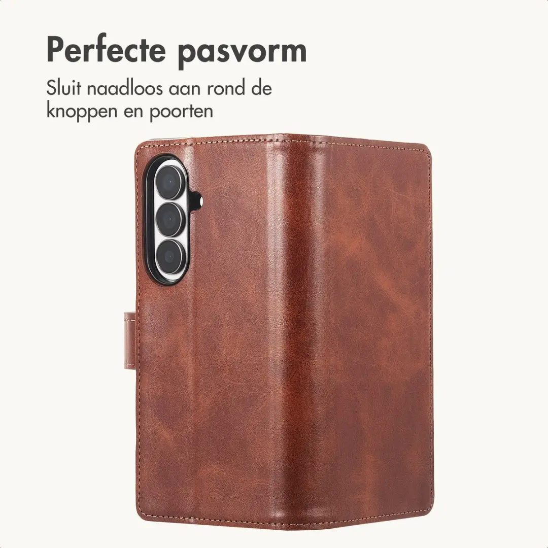 imoshiion Hoesje Samsung Galaxy Z Fold8 Ultra - 3 Pasjes - Donkerbruin - afbeelding 6 van 6