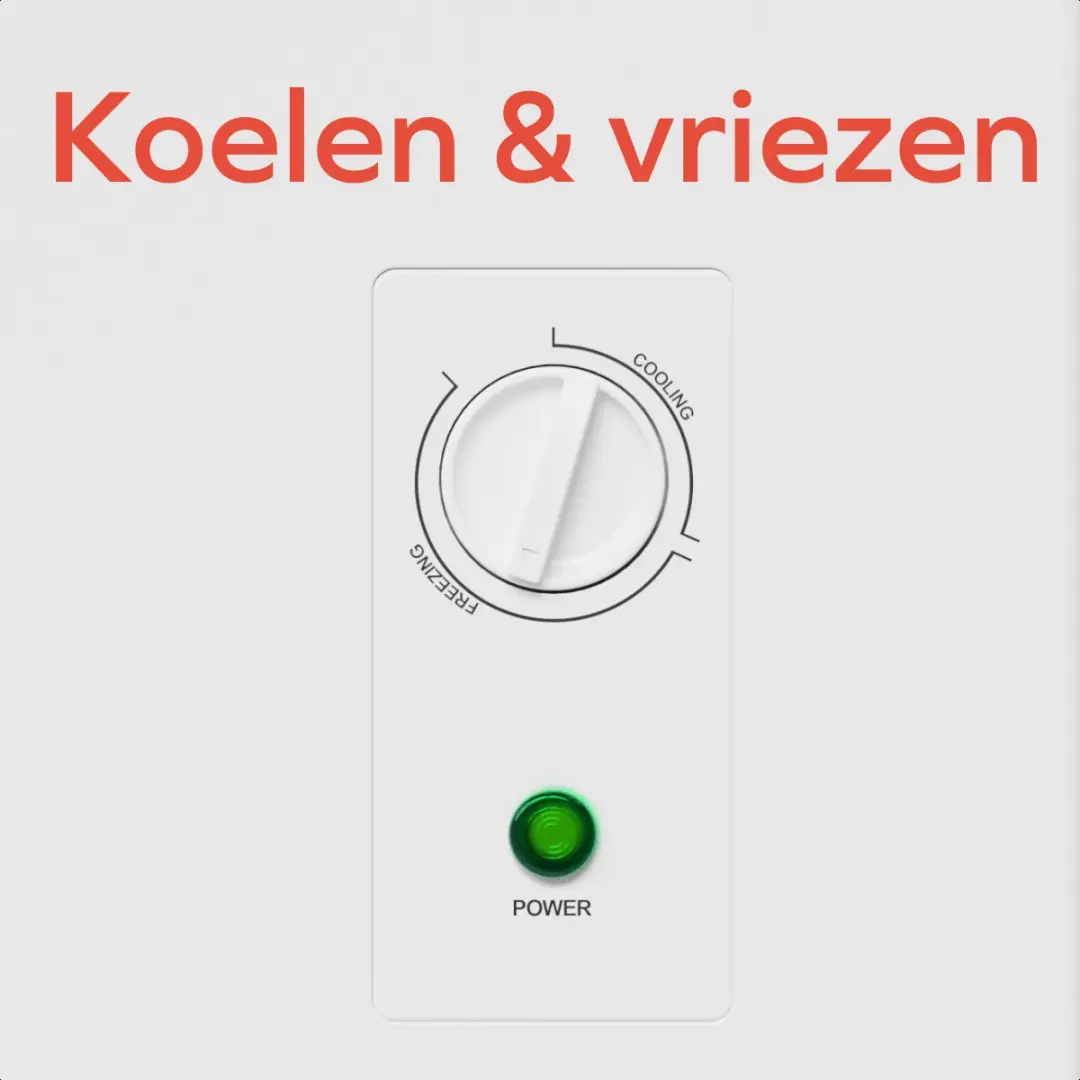 KitchenBrothers Vrieskist - 99L - Diepvrieskist - Vrijstaande Vriezer - Incl. Mand - Wit
