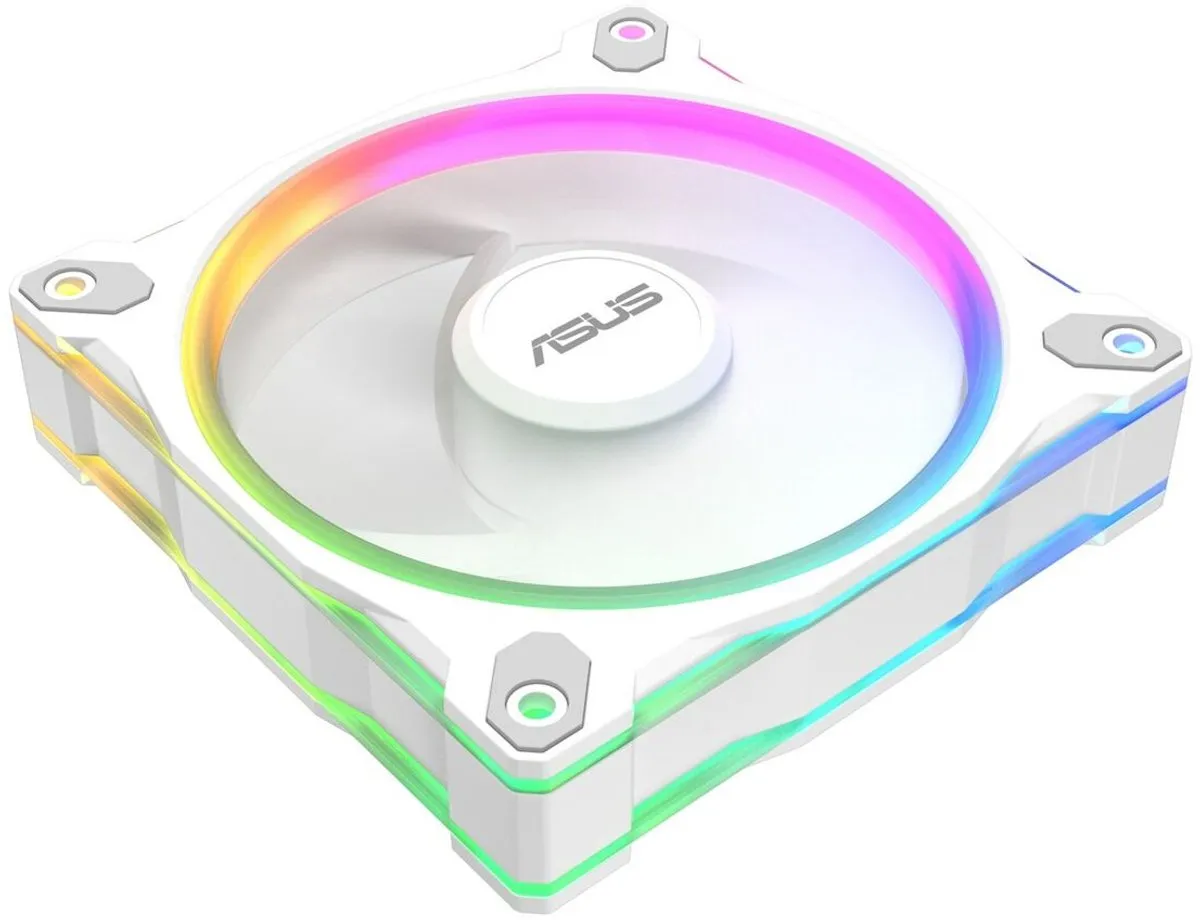ASUS Boxventilator 90DA00L3-B09000 Ø12cm - Wit/Multicolor