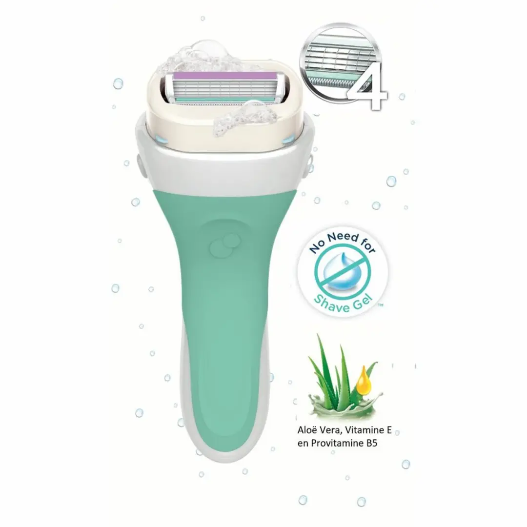 Wilkinson Intuition 2 in 1 Sensitive Care Scheermes - 6x4 Stuks - Groen/Wit