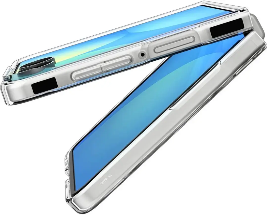 Spigen | Hoesje Geschikt voor Samsung Galaxy Z Flip 8 | Air Skin | Back Cover | met MagFit | Clear Wit