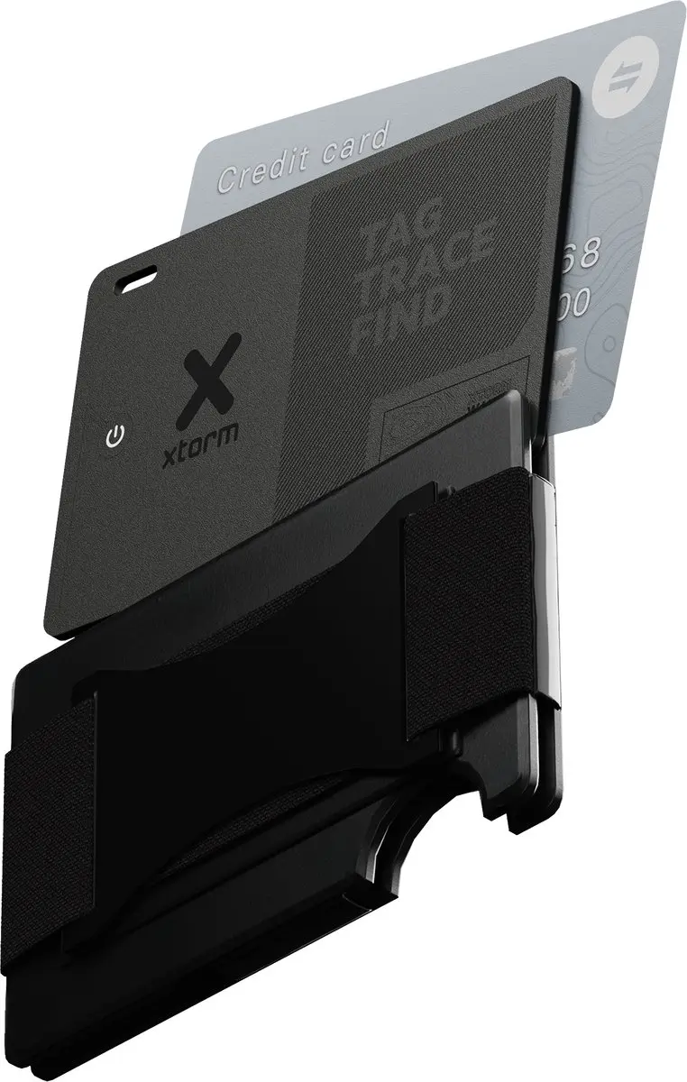 Xtorm Waterproof WalletTag Tracker - Apple/Samsung - IP67 - Zwart