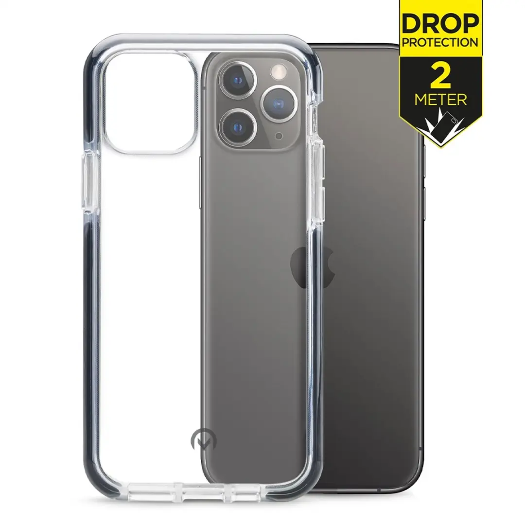 Mobilize iPhone 11 Pro Hoesje - Transparant/Zwart - MOB-SCB-IPHXI58