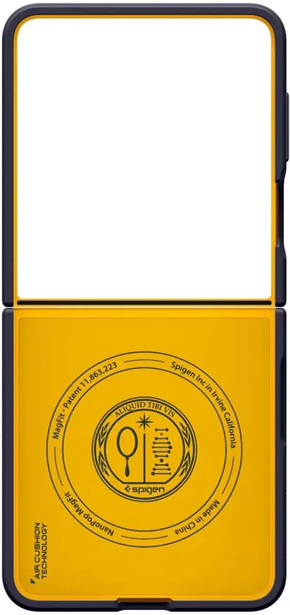Spigen Nano Pop MagFit Hoesje Geschikt voor Samsung Galaxy Z Flip 8 - Back Cover Compatibel met MagSafe / Qi2 - Blauw