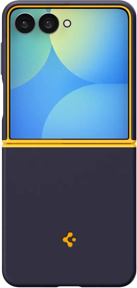 Spigen Nano Pop MagFit Hoesje Geschikt voor Samsung Galaxy Z Flip 8 - Back Cover Compatibel met MagSafe / Qi2 - Blauw