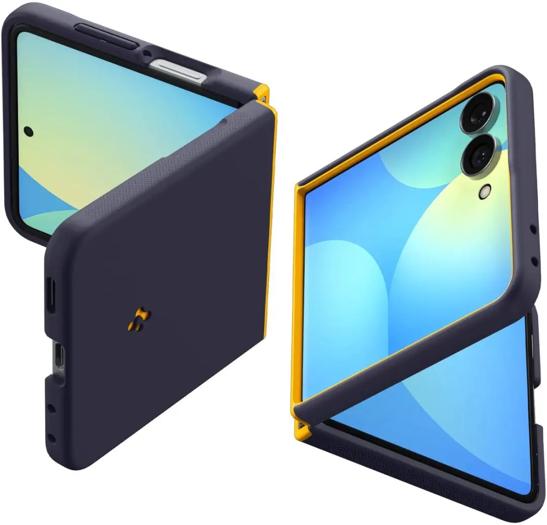 Spigen Nano Pop MagFit Hoesje Geschikt voor Samsung Galaxy Z Flip 8 - Back Cover Compatibel met MagSafe / Qi2 - Blauw