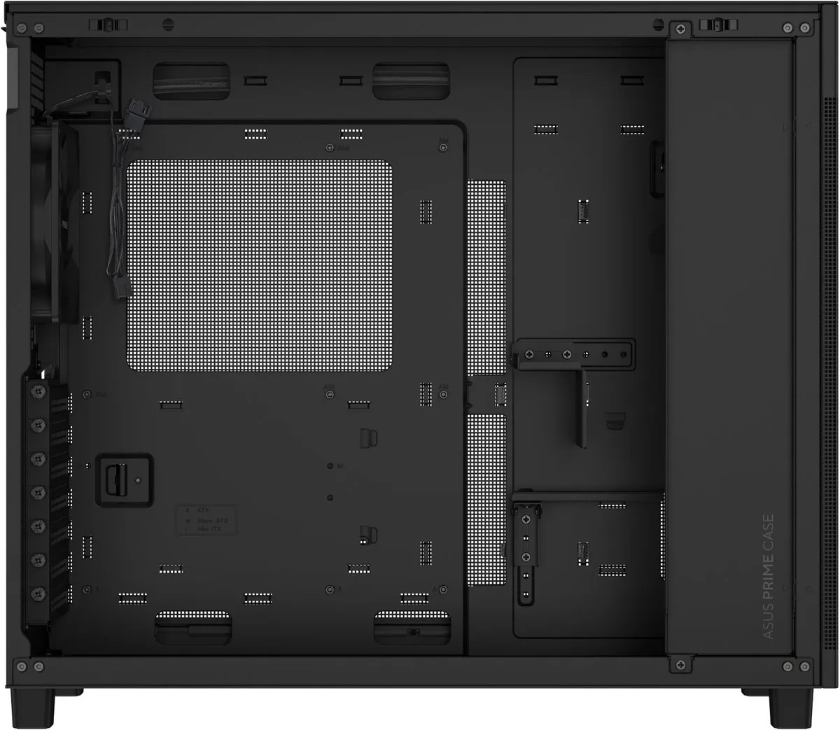 ASUS Prime AP303 TG Midi Tower Behuizing - Zwart