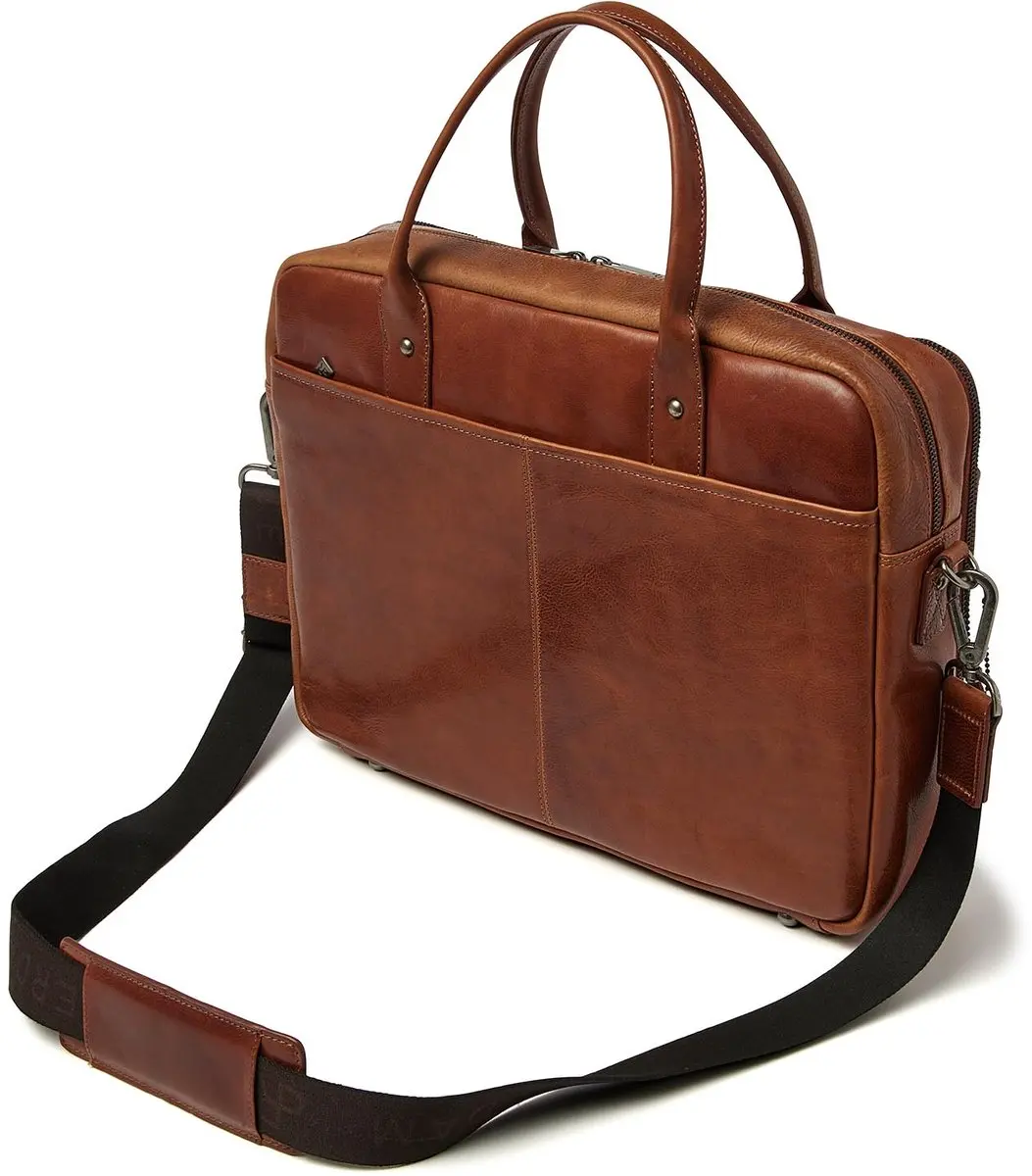dR Amsterdam Milan Range Werktas 15.6 inch - Cognac