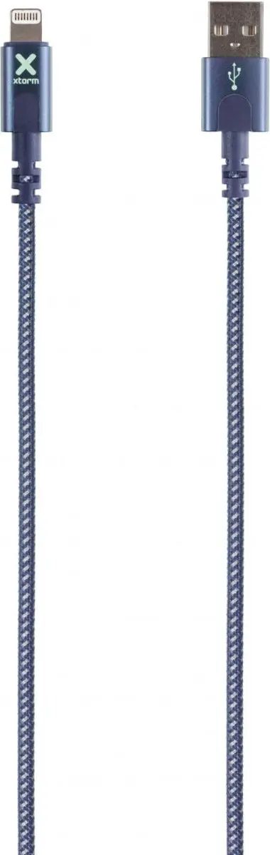 Xtorm USB naar Lightning Kabel CX2014 - 1m - Blauw - afbeelding 6 van 6