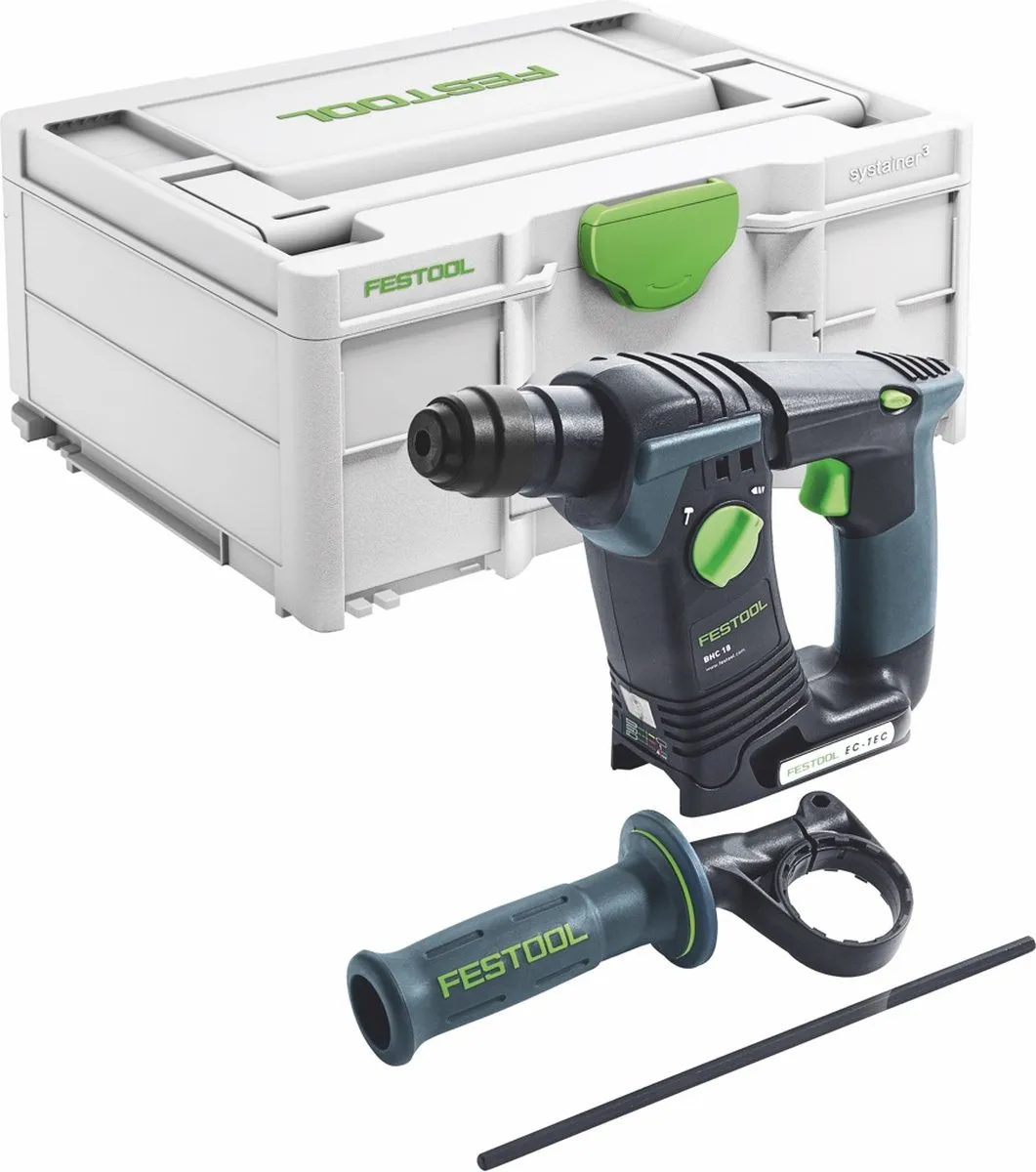 Festool BHC 18-Basic SDS-Plus Boorhamer Body 18V - afbeelding 3 van 6