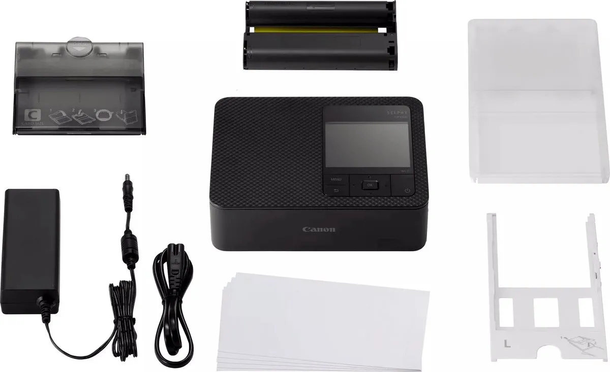 Canon Selphy CP1500 Mobiele Fotoprinter - 54 Vel - Zwart
