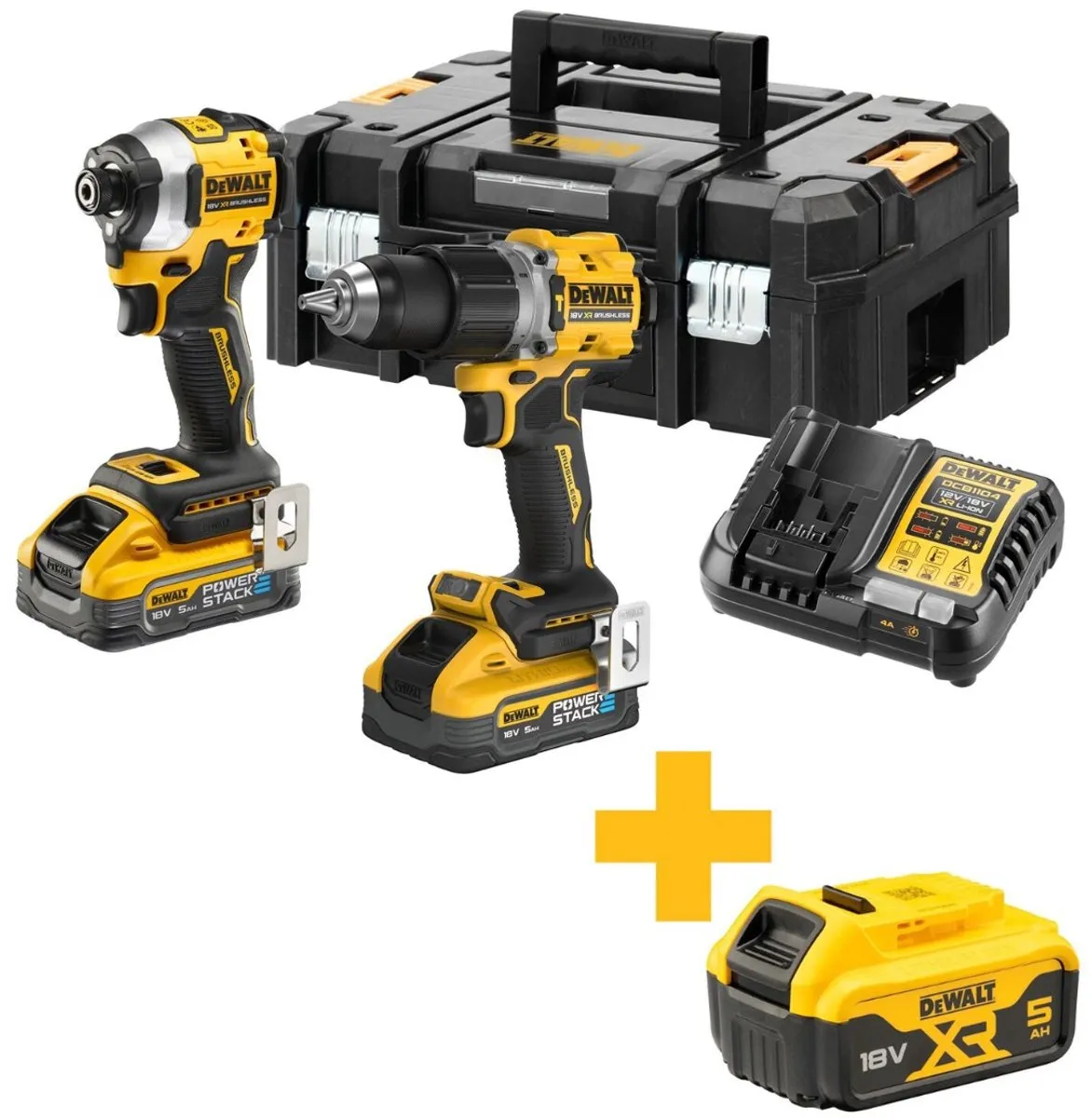 DeWalt DCK2050H2T Accu Combiset 18V XR