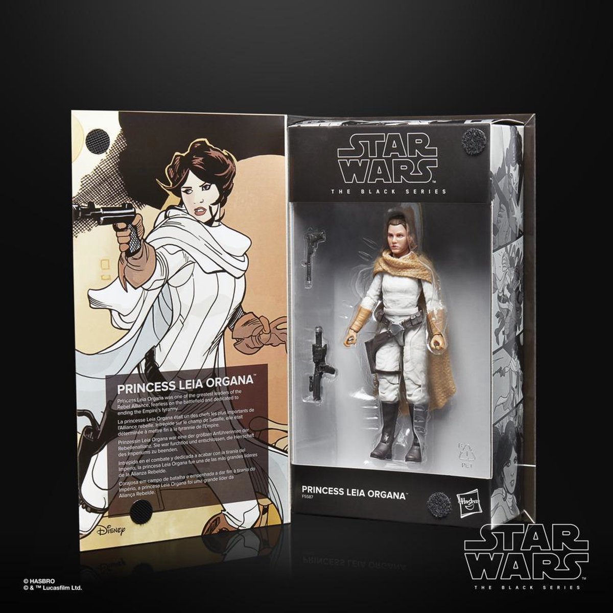 Hasbro Star Wars Actiefiguur Princess Leia Organa 15 cm Princess Leia Black Series Archive 2023 Multicolours