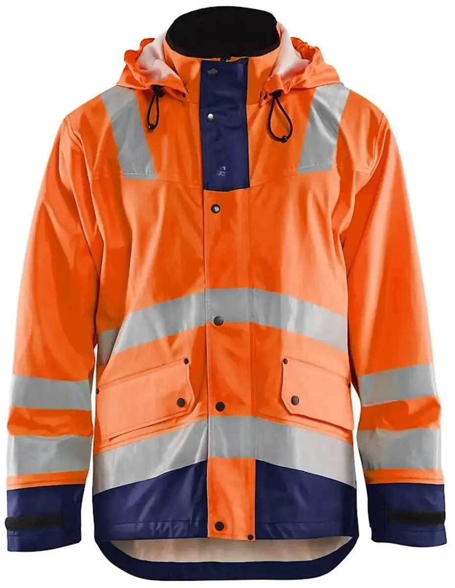 Blåkläder Level 2 Reflecterende Jas - XXS Neonrood/Zwart