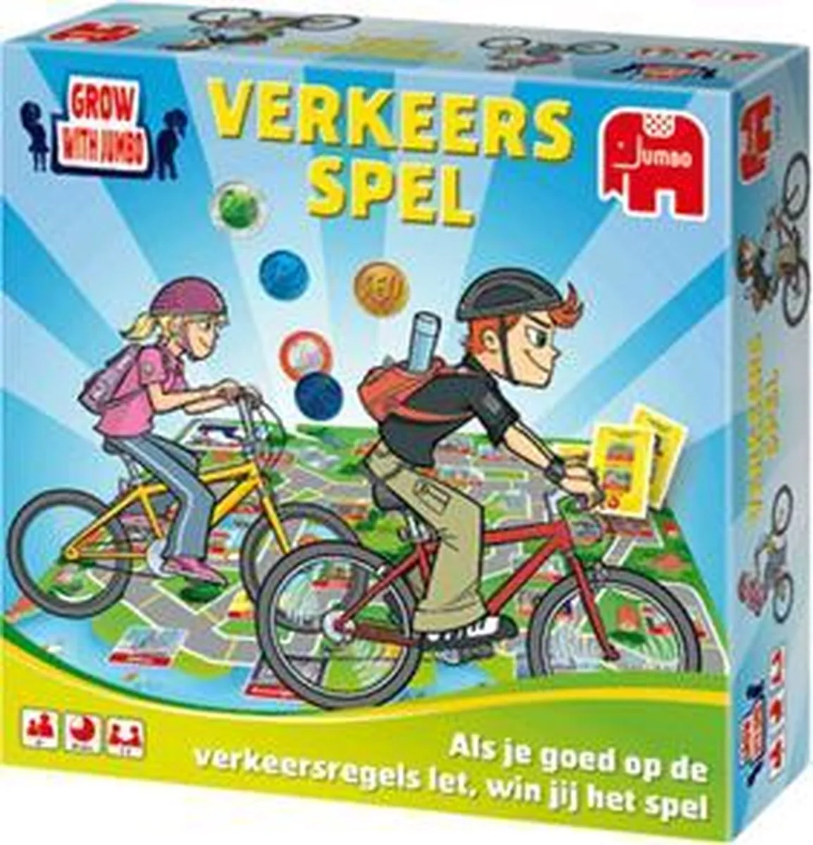 Jumbo Verkeersspel - Educatief Spel - 2-4 Spelers