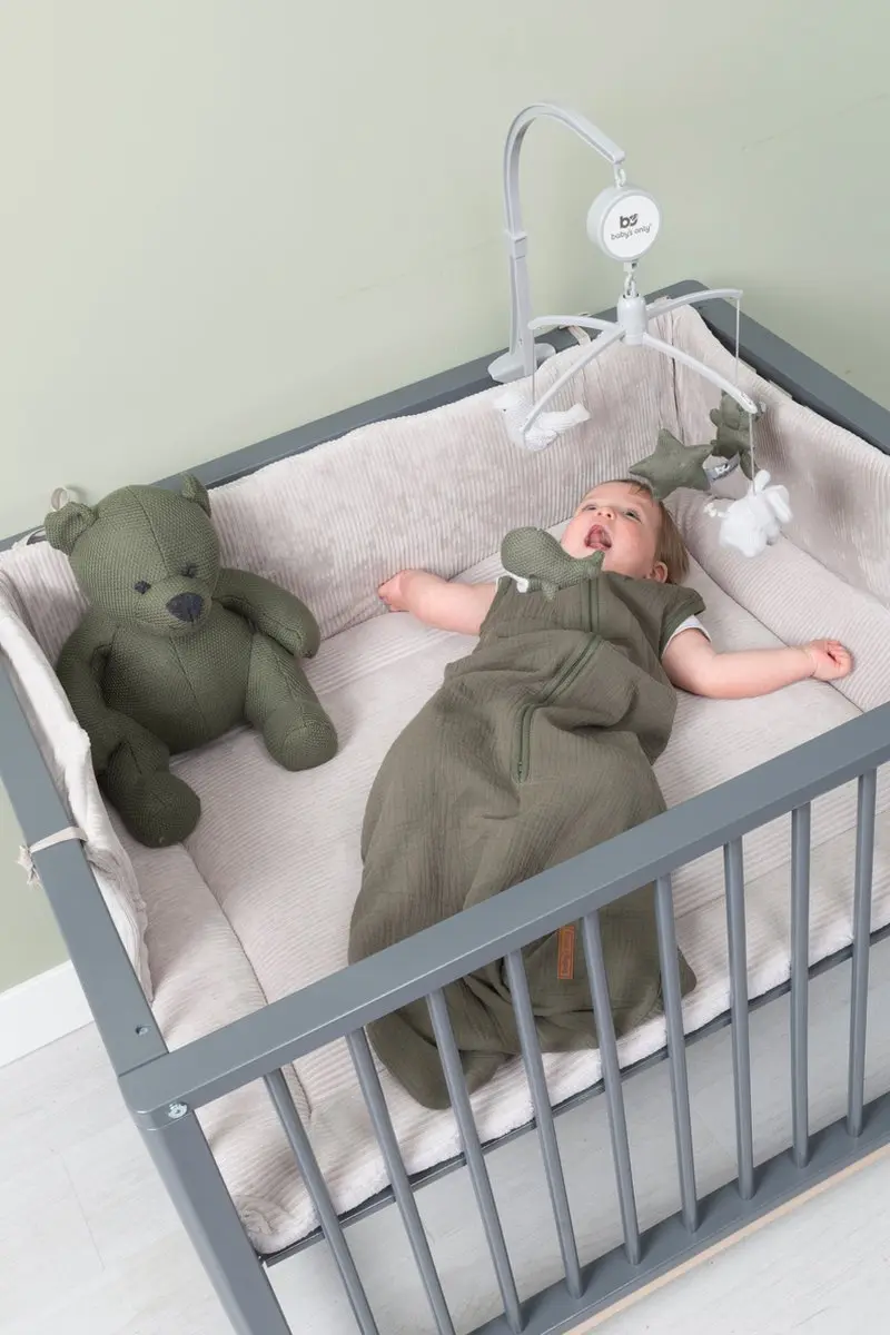 Baby's Only Sense Bedbumper Kiezelgrijs 180x30cm