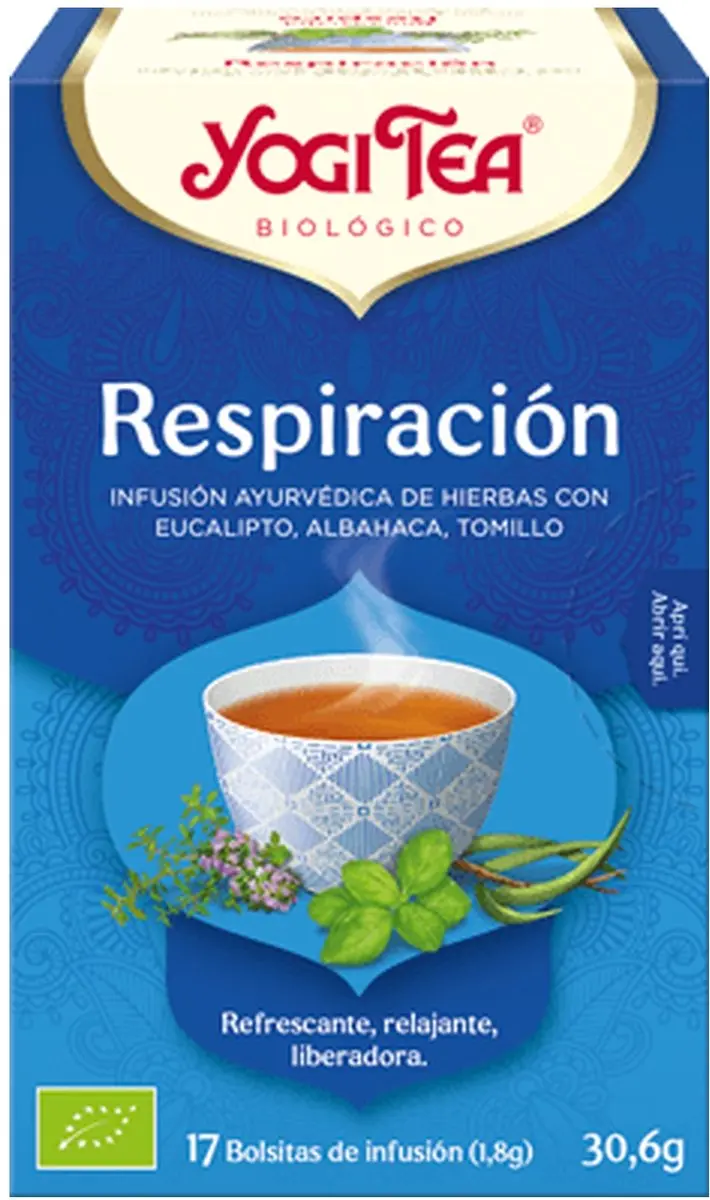 Yogi Tea Diep Ademen Biologisch 17 Zakjes