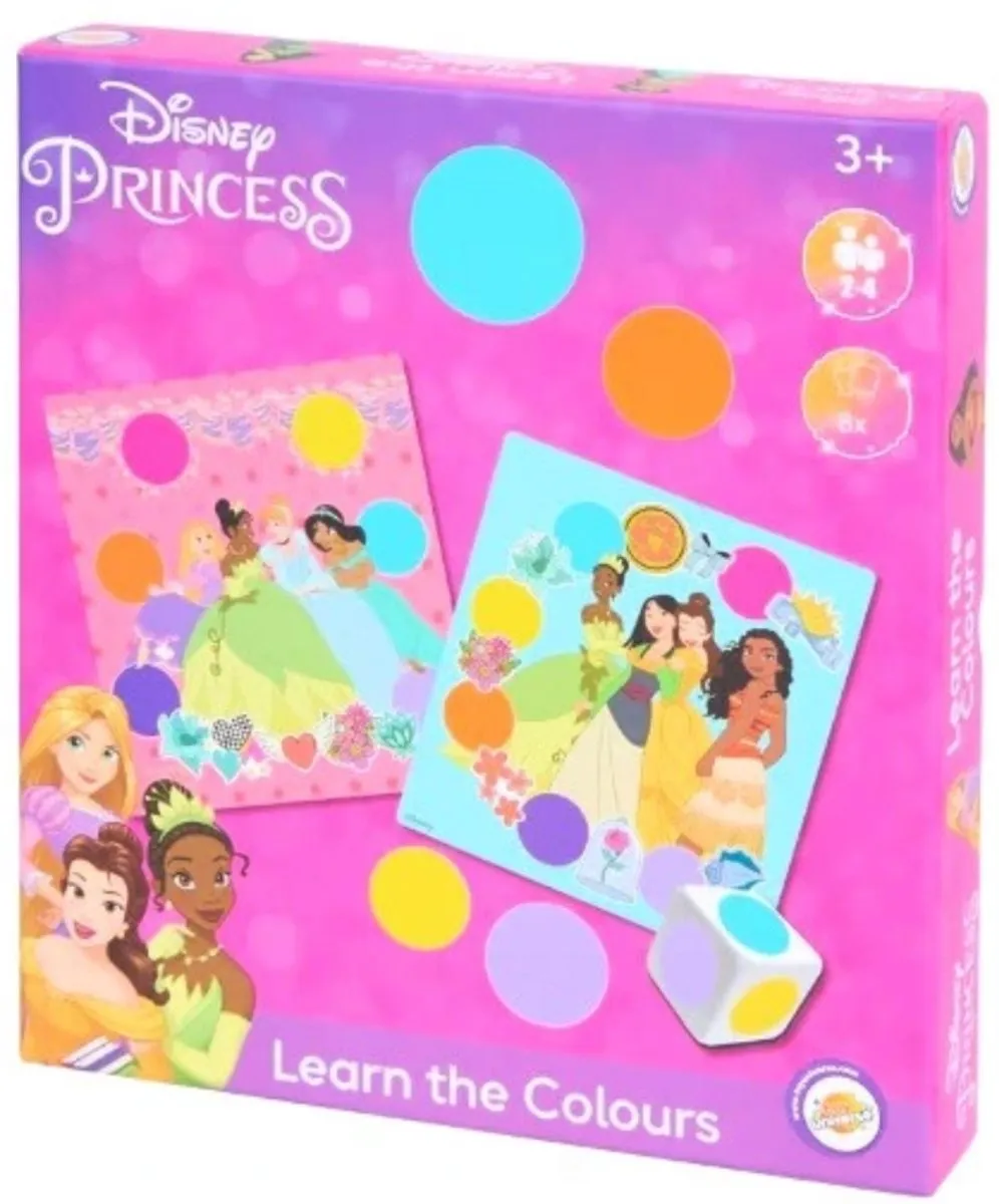 Disney Princess Leer de Kleuren Kaartspel