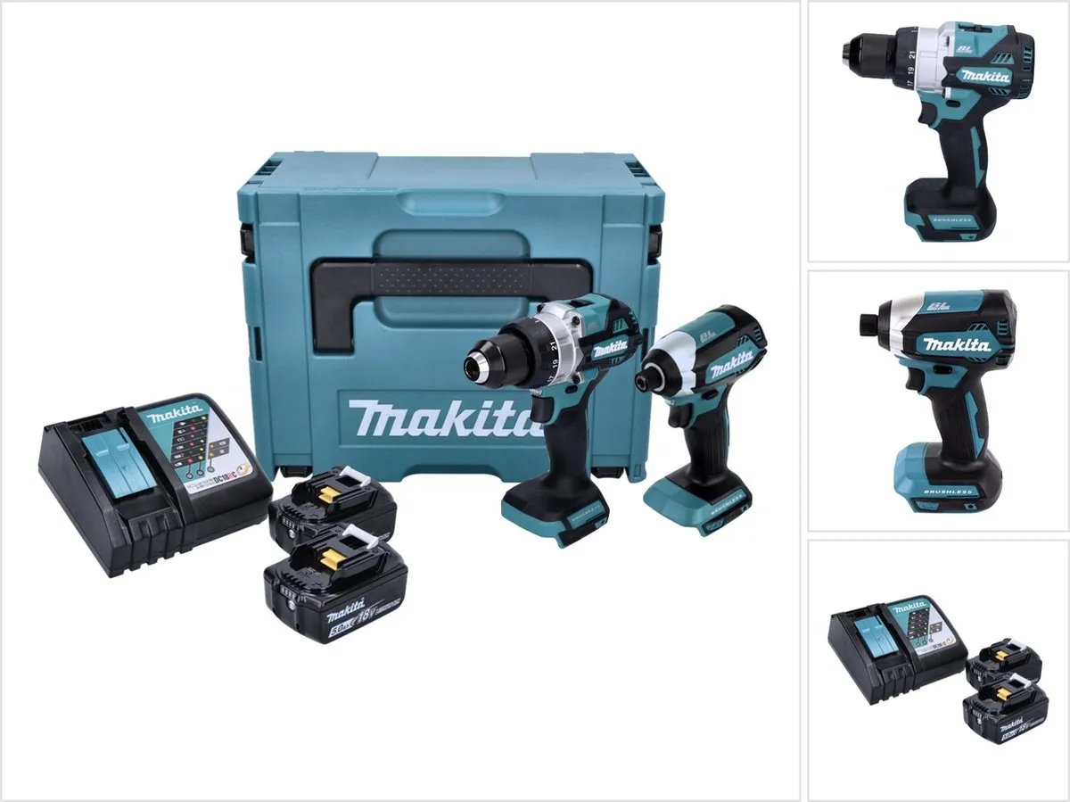 Makita DLX2432TJ Combiset 18V