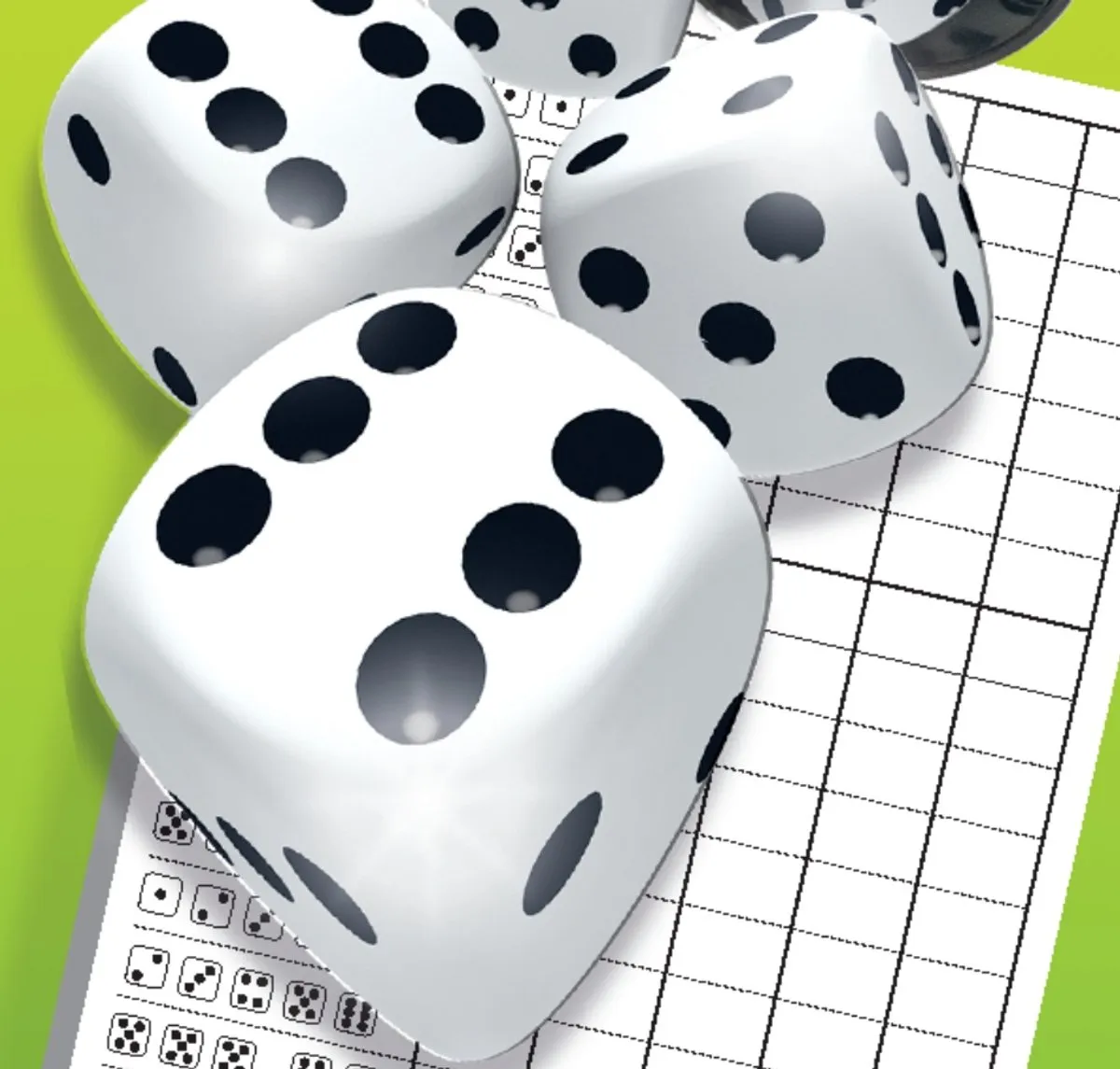 Tactic Yatzy 58022 Dobbelspel - 5 Dobbelstenen - 2-8 Spelers