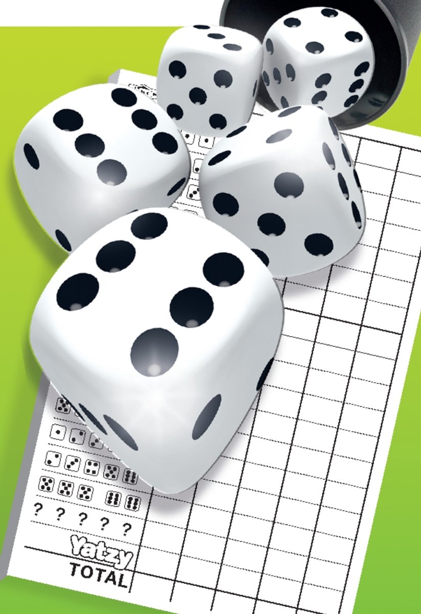 Tactic Yatzy – Dobbelspel – Klassiek Combinatiespel – Strategisch en Spannend – Familiespel – 2+ Spelers – Vanaf 5 Jaar