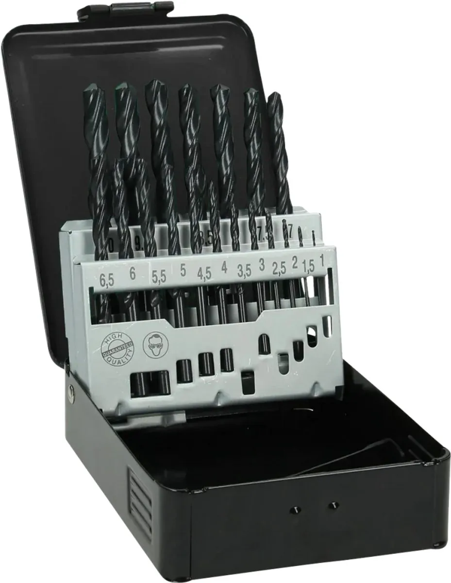 Hikoki 19-delige HSS-R Boorcassette DIN 338