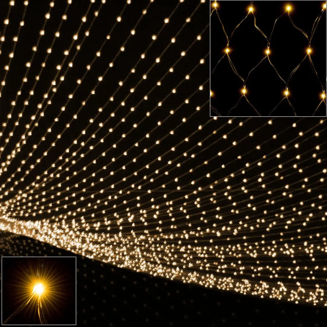 Monzana Lichtgordijn 120x120cm