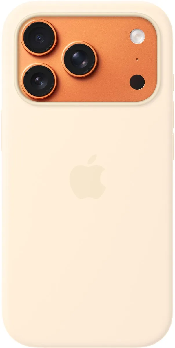 Apple iPhone 17 Pro Siliconenhoesje MHVX4ZM/A - MagSafe - Vanille