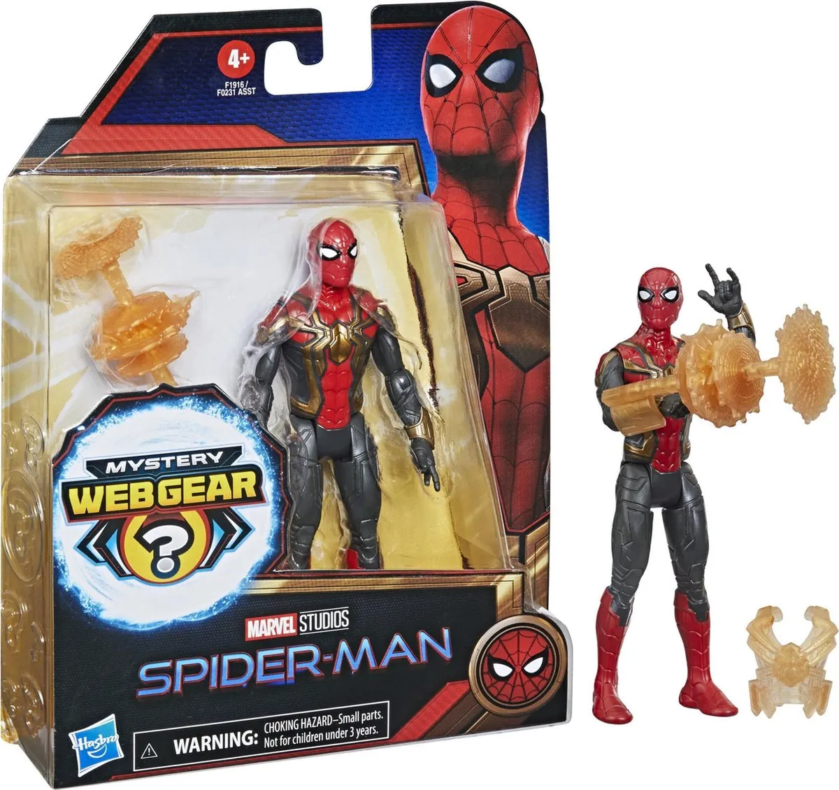 Hasbro Spider-Man Movie 6 Inch Figuur - Assortiment Rood/Zwart