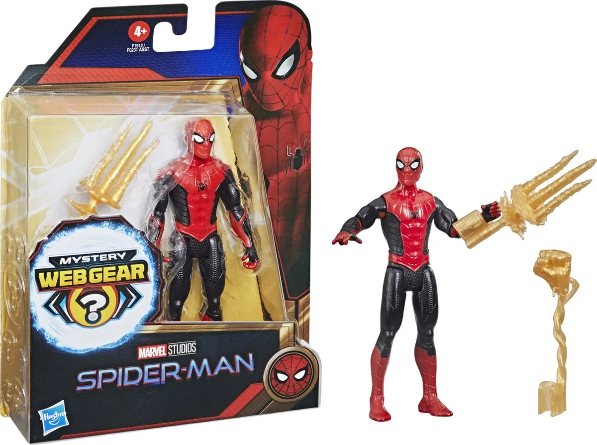 Hasbro Spider-Man Movie 6 Inch Figuur - Assortiment Rood/Zwart