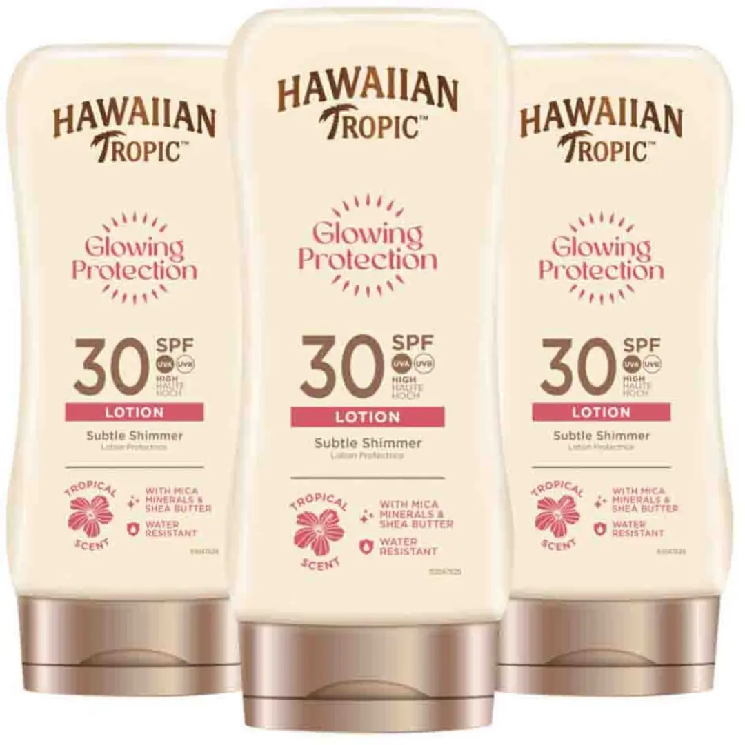 Hawaiian Tropic Glowing Protection Lotion SPF 30 - 3x170ml