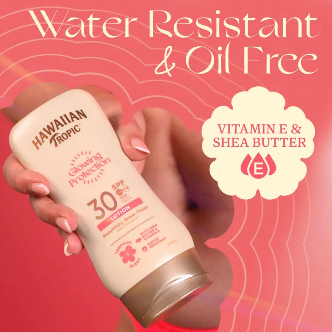 Hawaiian Tropic Glowing Protection Lotion SPF 30 - 3x170ml