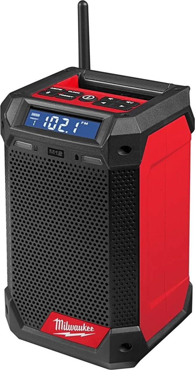 Milwaukee M12 RCDAB+ Bouwradio/Lader