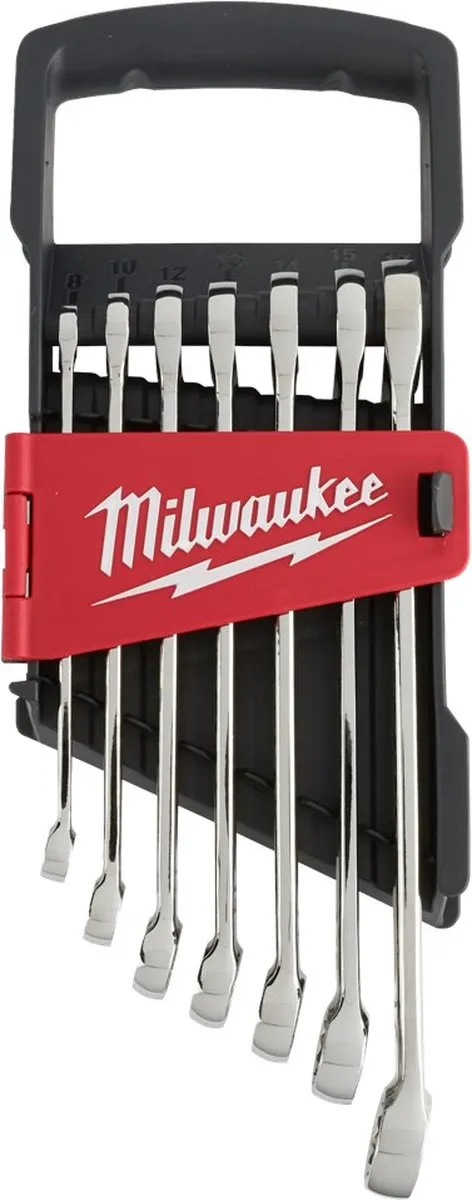 Milwaukee MAX BITE Ringsteeksleutelset 7-delig 4932464257
