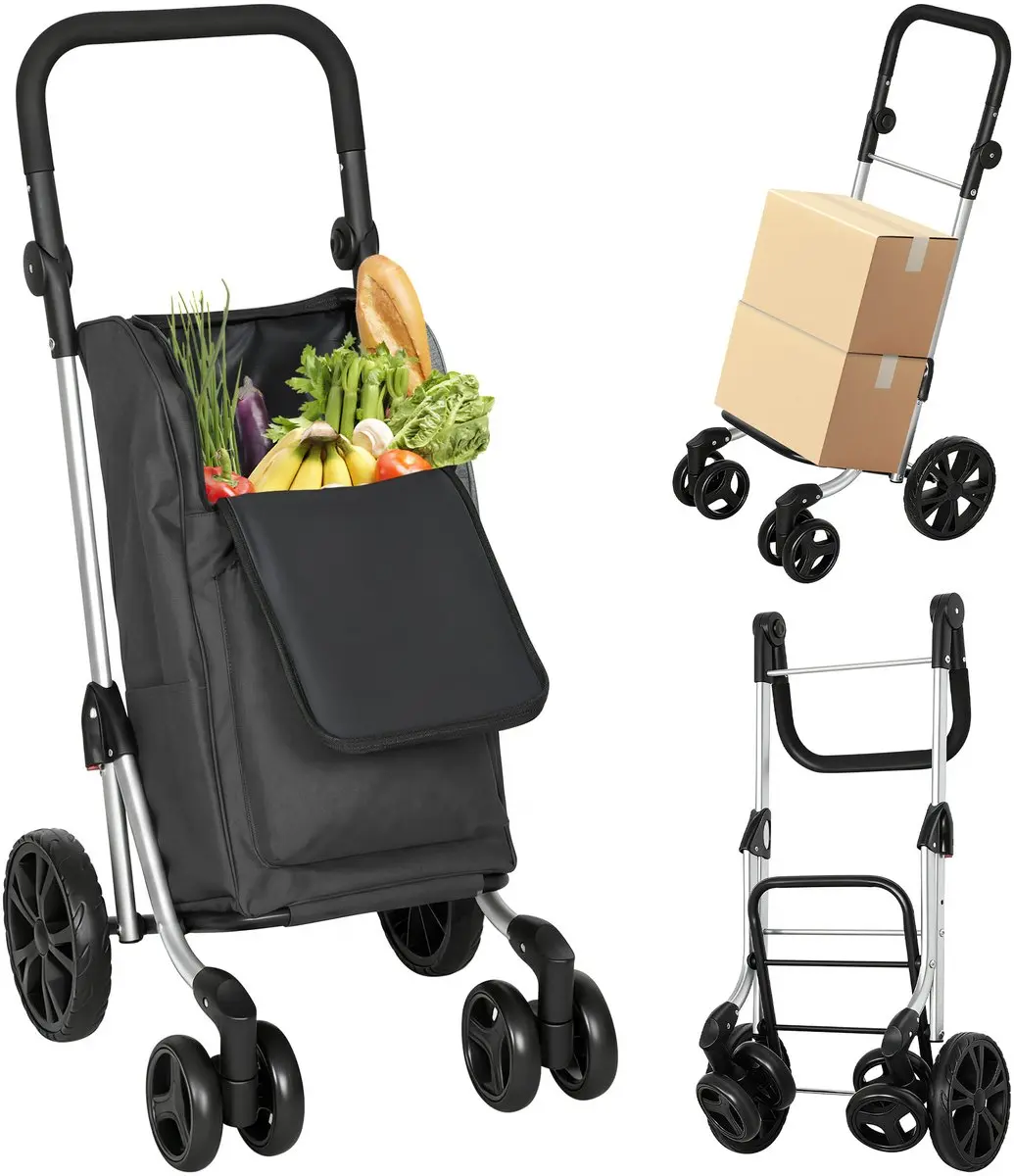 Homcom 3-in-1 Boodschappentrolley 46L