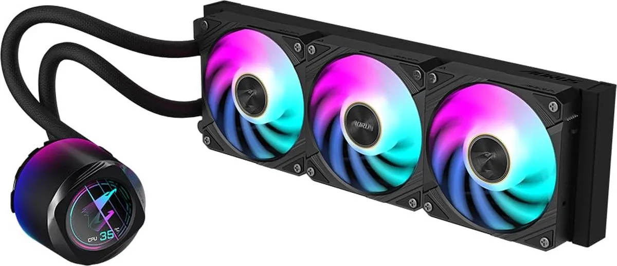 Gigabyte AORUS WATERFORCE X II 360 Koeler - 360mm - Zwart