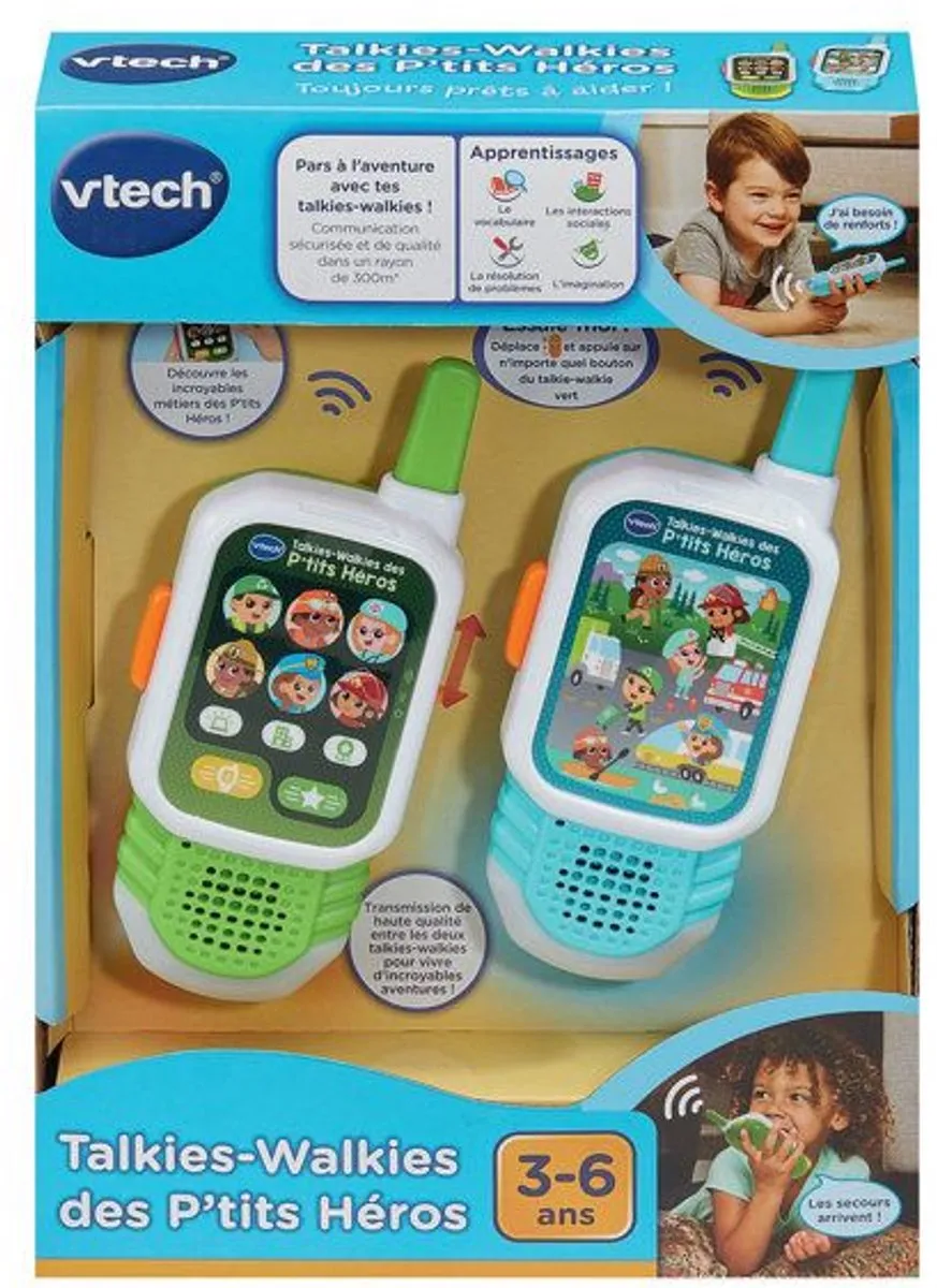 Vtech Little Heroes Walkie Talkies 80-621705 - Meerkleurig