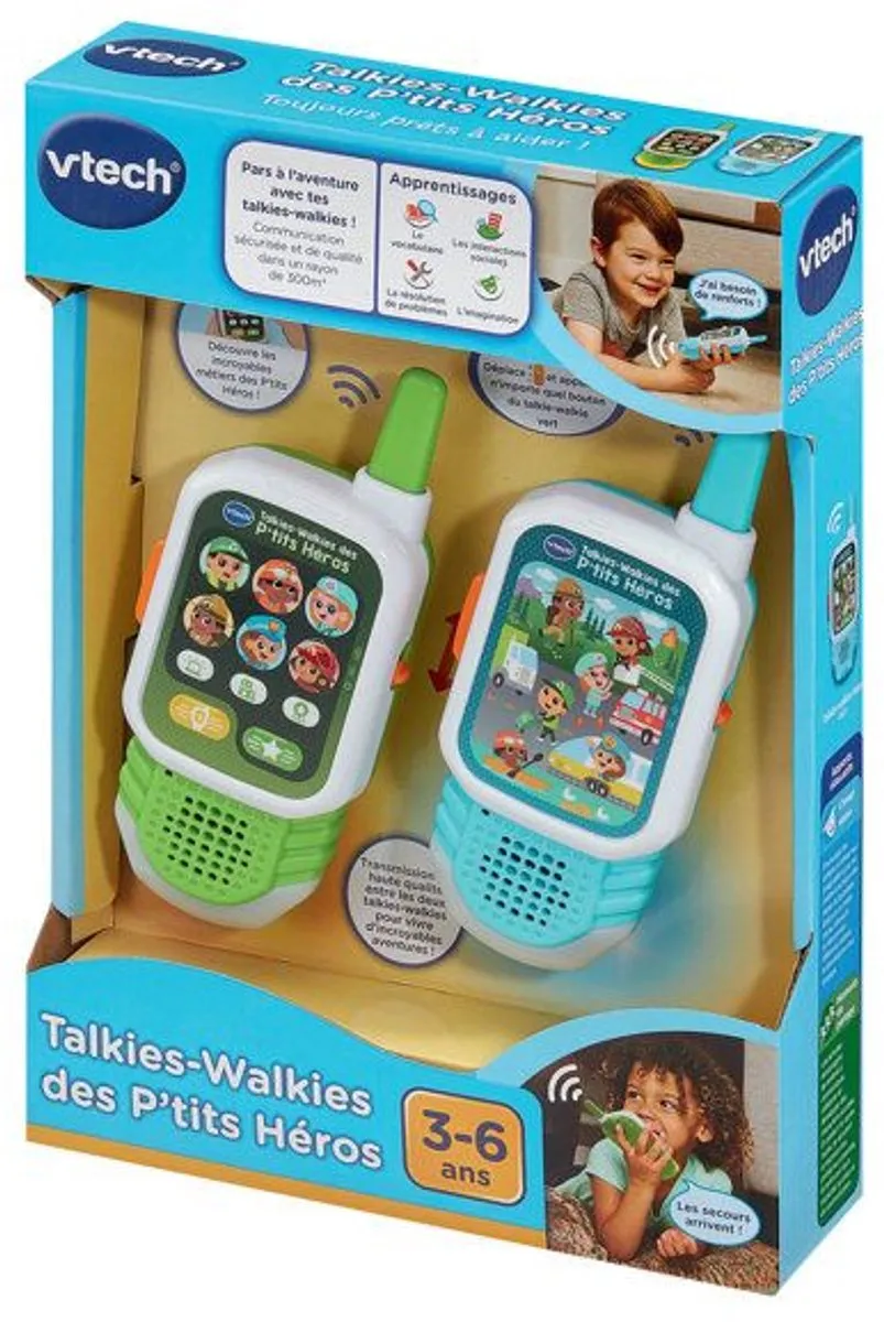 Vtech Little Heroes Walkie Talkies 80-621705 - Meerkleurig