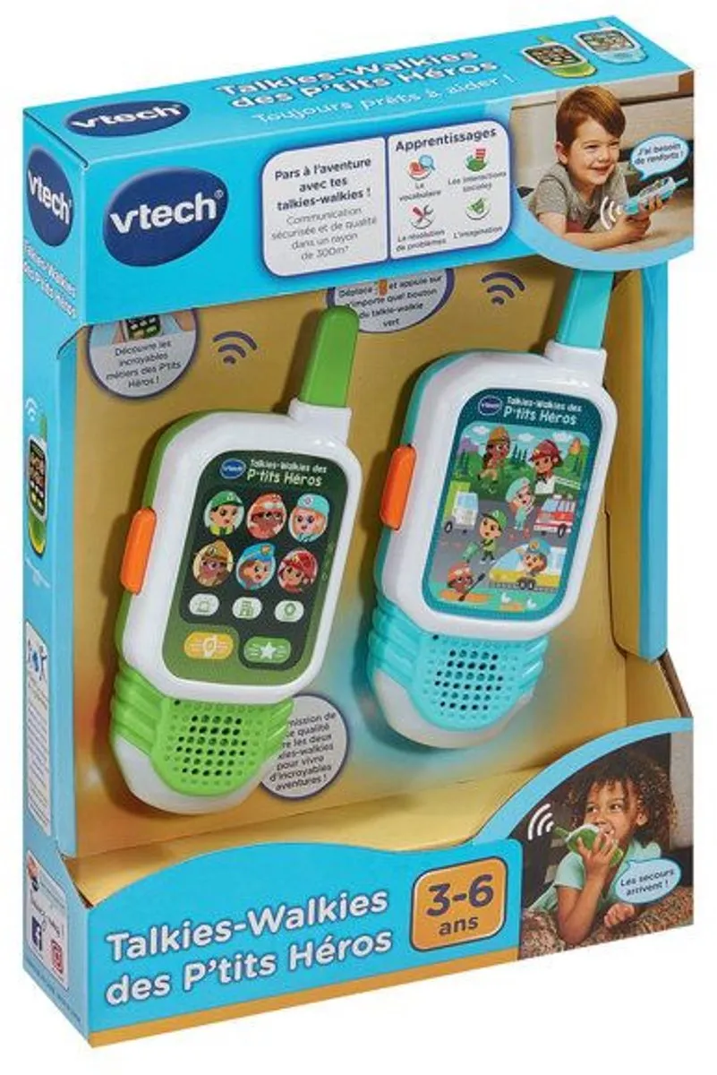Vtech Little Heroes Walkie Talkies 80-621705 - Meerkleurig