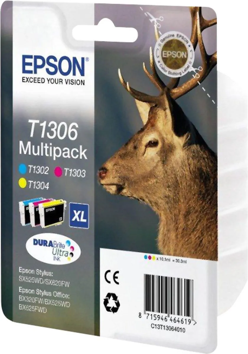 Epson T1306XL MultiPack Inktcartridges