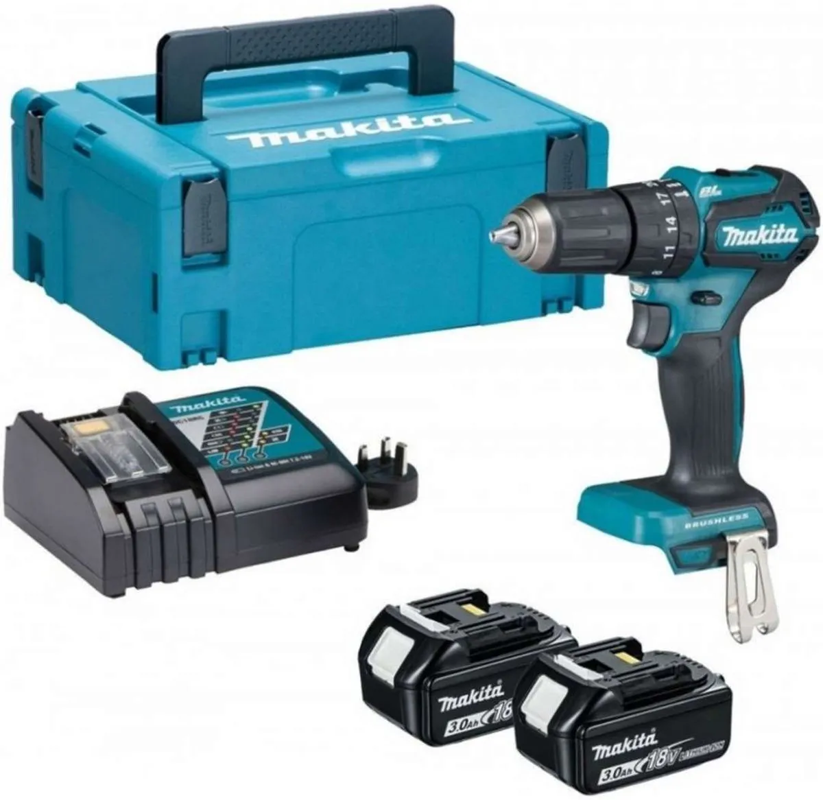 Makita DHP485RAJ Klopboor- en Schroefmachine 18V - 2 Accu's