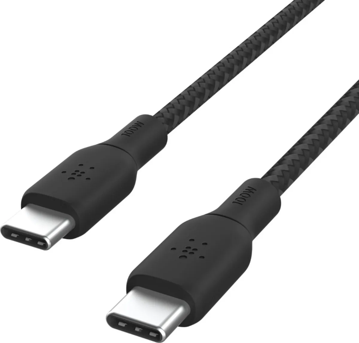 Belkin Boost Charge Braided USB-C CAB014BT3MBK Kabel - 3m - Zwart