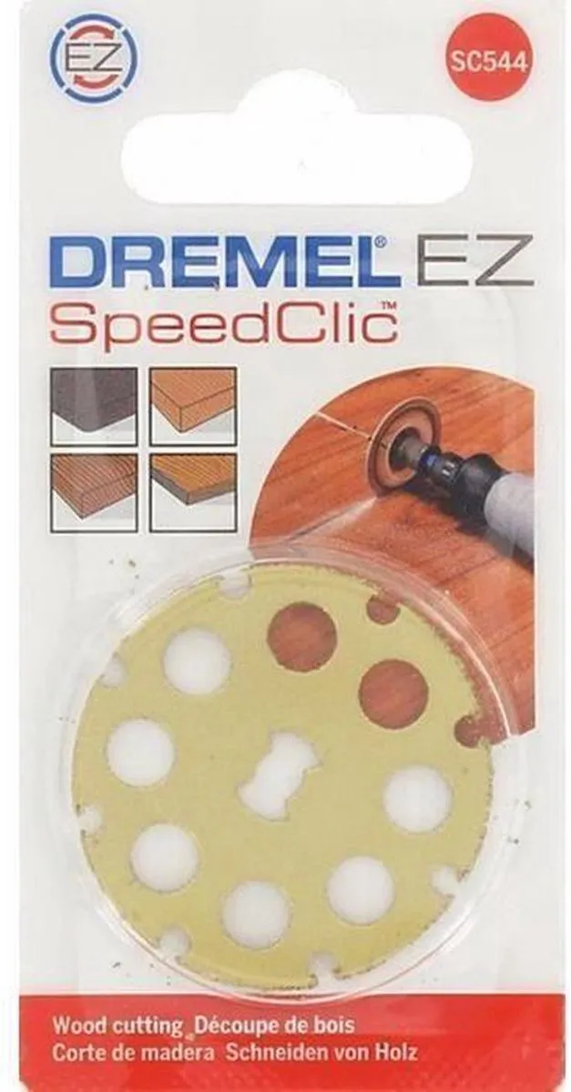 Dremel EZ SpeedClic SC544 Snijschijf Hout