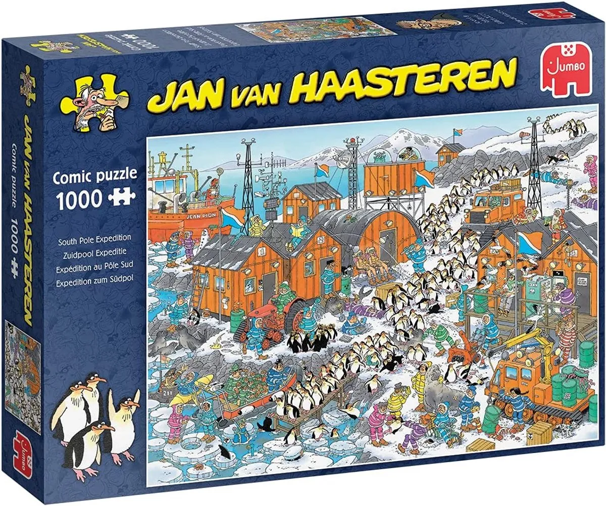 Jan van Haasteren South Pole Expedition Legpuzzel 1000 Stuks - Multicolor