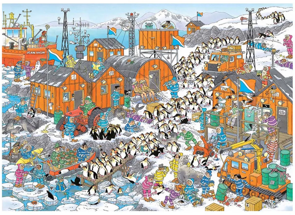 Jan van Haasteren South Pole Expedition Legpuzzel 1000 Stuks